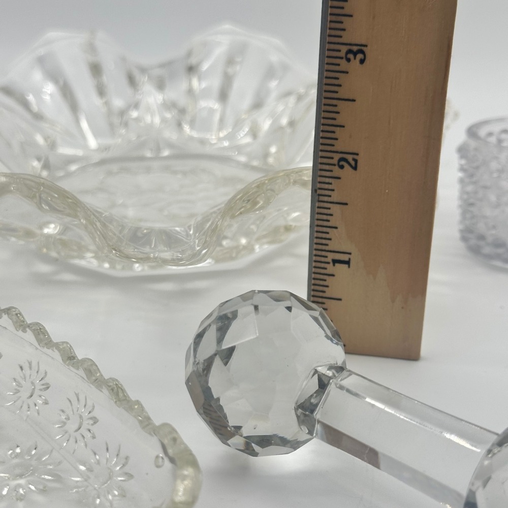 Lot of ABA and EAPG Glass 7 Pieces - Vtg Pressed Glass, Childs Cup, Hobnail etc. - Picture 8 of 16